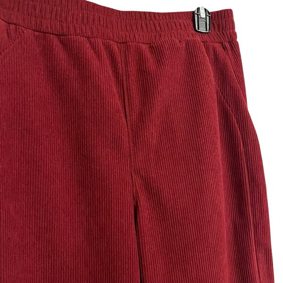 Halara High Waisted Pocket Straight Leg Mop Corduroy Pants Wide Leg - Picture 6 of 13